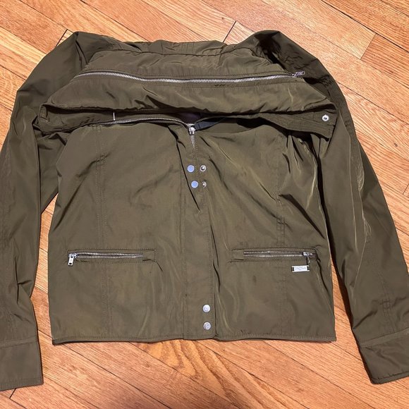 Abercrombie & Fitch Green Water and Wind Resistant Heavy Jacket - Picture 7 of 8